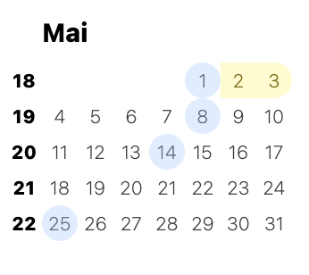Calendrier 2026